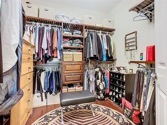 Interior, Walk-in Closets, Wood Texture Flooring