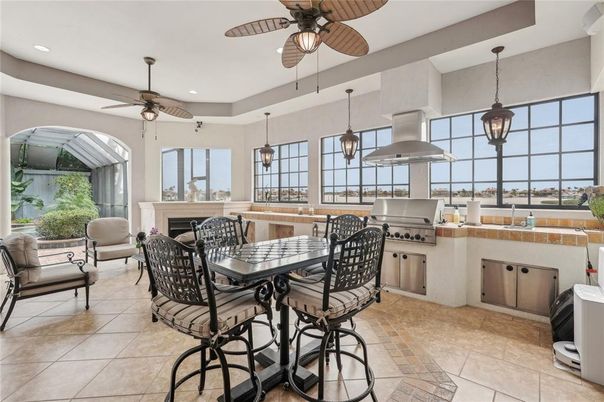 Dining room, Fireplace, Interior, Kitchen, Pendant Lights, Recessed Lighting