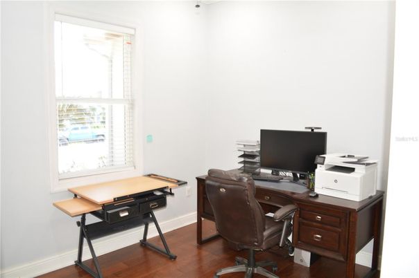 Home Office, Interior, Wood Texture Flooring