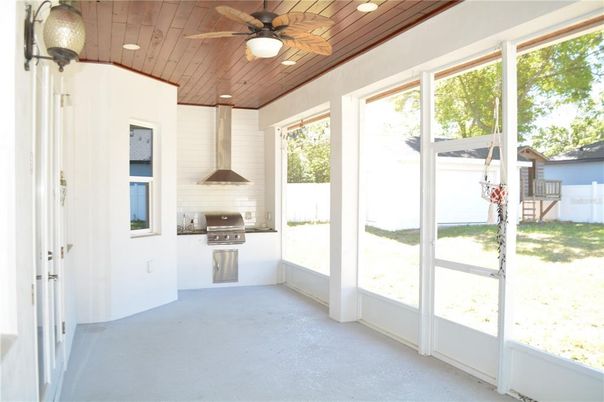 Interior, Recessed Lighting, Sun Room, Wooden Ceilings