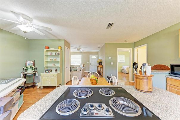 Dining room, Interior, Wood Texture Flooring