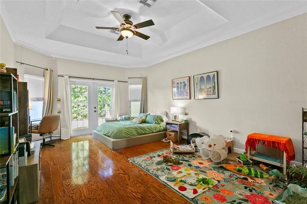 Bedroom, Interior, Wood Texture Flooring