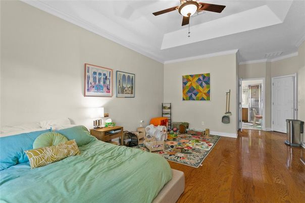 Bedroom, Interior, Wood Texture Flooring