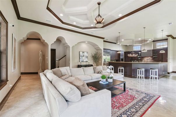 Interior, Kitchen, Living room, Pendant Lights, Recessed Lighting
