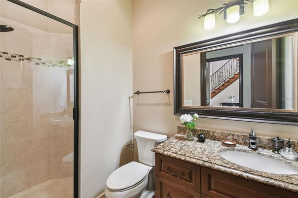 Bathroom, Glass Shower, Interior
