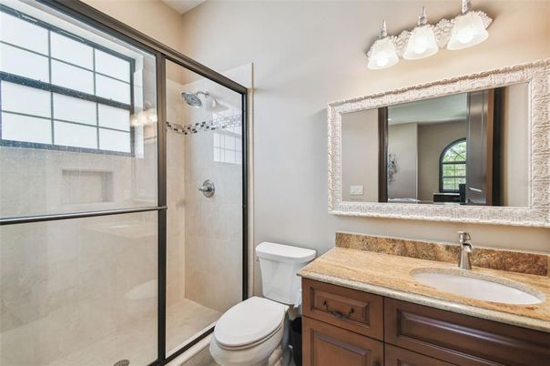 Bathroom, Glass Shower, Interior