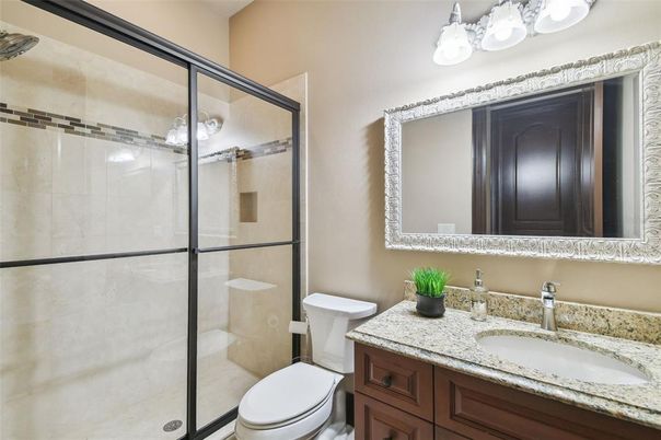 Bathroom, Glass Shower, Interior