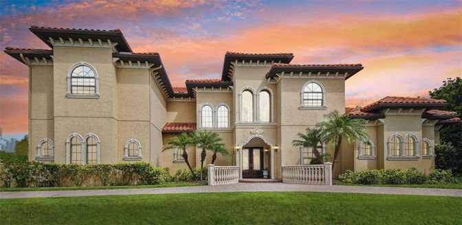 Backyard, Exterior, Facade, Mediterranean