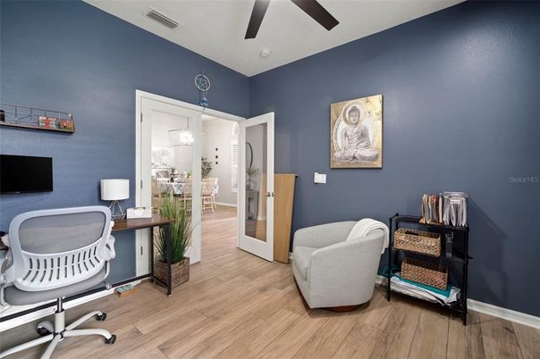 Home Office, Interior, Wood Texture Flooring