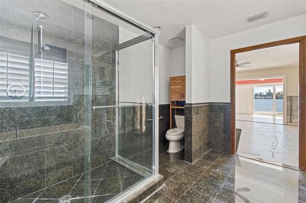 Bathroom, Glass Shower, Interior, Water