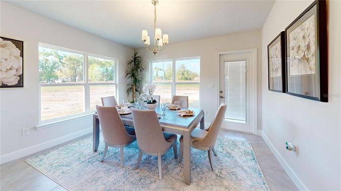 Chandelier, Dining room, Interior