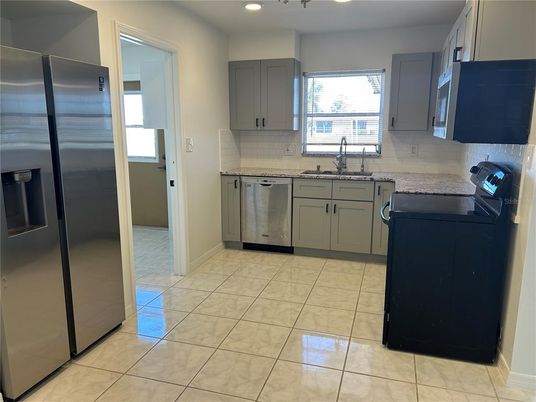 Interior, Kitchen, Recessed Lighting, Stainless Steel Appliances