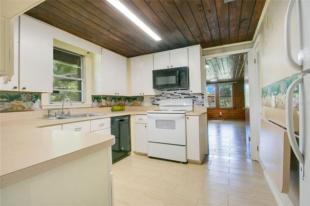 Interior, Kitchen, Wooden Ceilings, Wood Texture Flooring