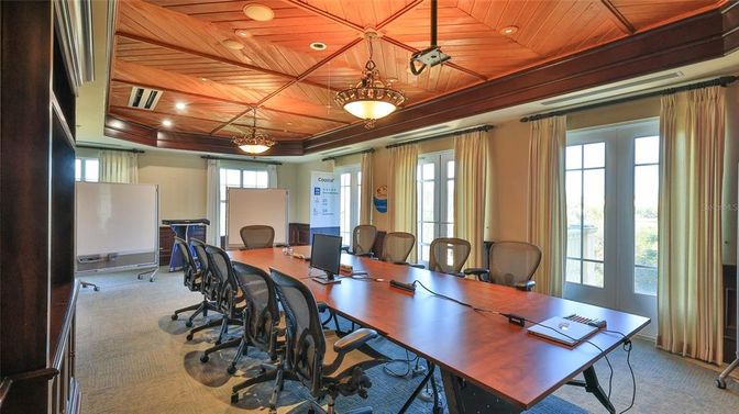 Game Room, Home Office, Interior, Pendant Lights, Recessed Lighting, Wooden Ceilings