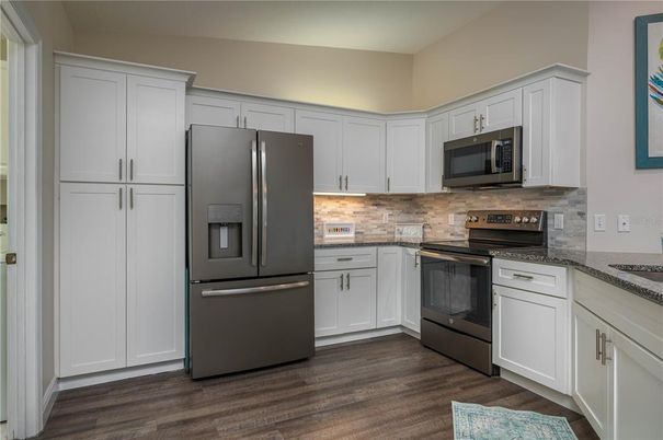 Interior, Kitchen, Wood Texture Flooring