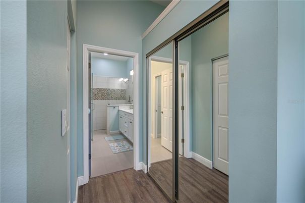Bathroom, Interior, Wood Texture Flooring