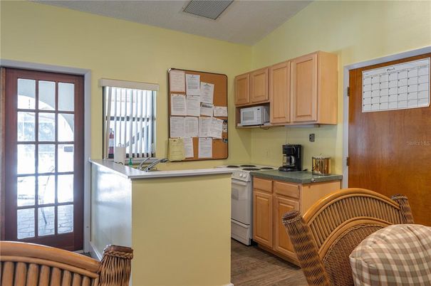 Interior, Kitchen, Wood Texture Flooring