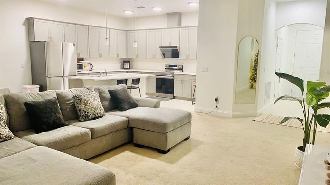 Interior, Kitchen, Living room, Pendant Lights, Recessed Lighting