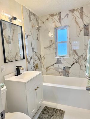 Bathroom, Interior, Marble Walls