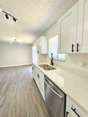 Interior, Kitchen, Wood Texture Flooring