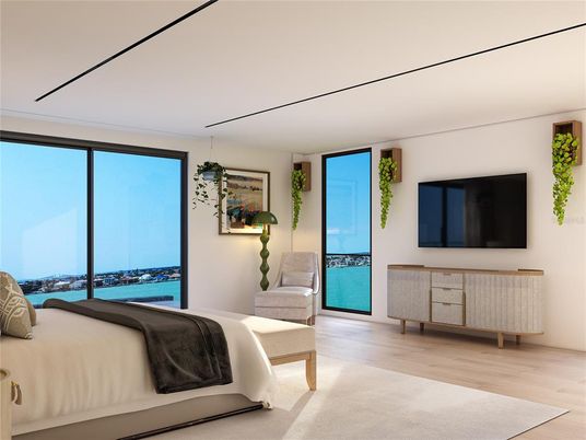 Bedroom, Interior, Wood Texture Flooring