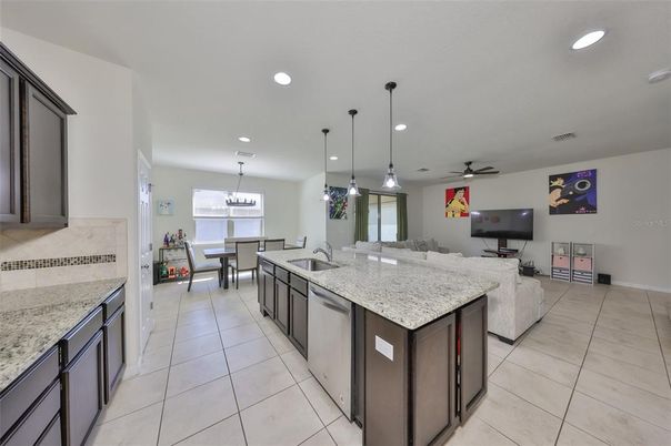 Chandelier, Dining room, Interior, Kitchen, Living room, Pendant Lights, Recessed Lighting