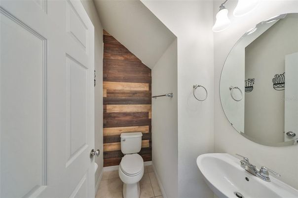 Bathroom, Interior, Wooden Walls