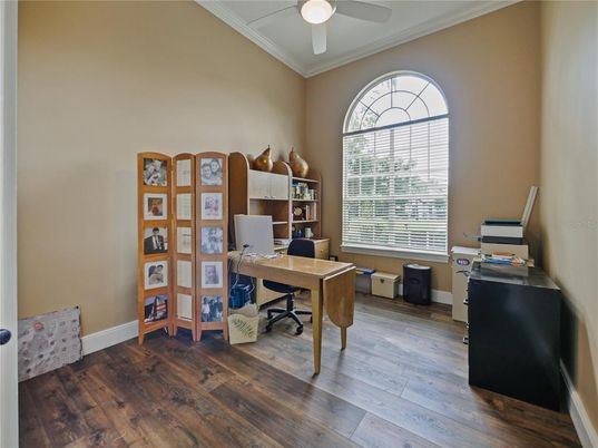 Home Office, Interior, Wood Texture Flooring