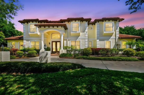 Backyard, Exterior, Facade, Mediterranean