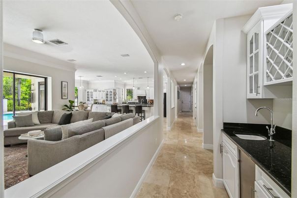 Dining room, Interior, Kitchen, Living room, Pendant Lights, Recessed Lighting