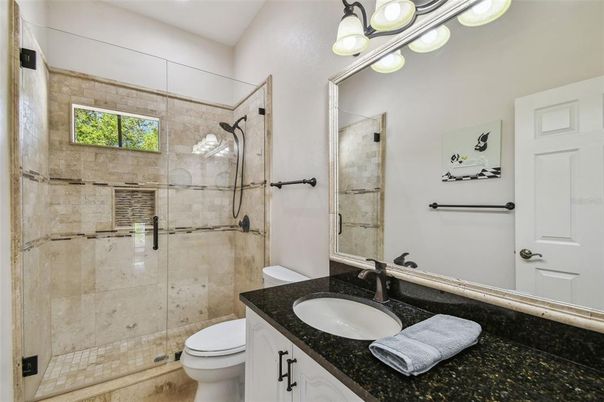 Bathroom, Glass Shower, Interior