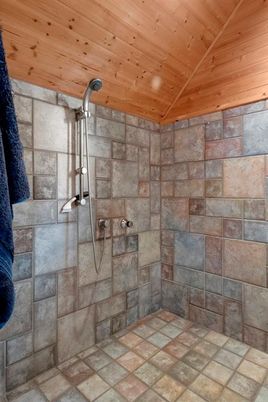 Bathroom, Interior, Wooden Ceilings