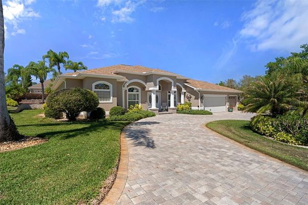 Attached, Backyard, Exterior, Facade, Mediterranean