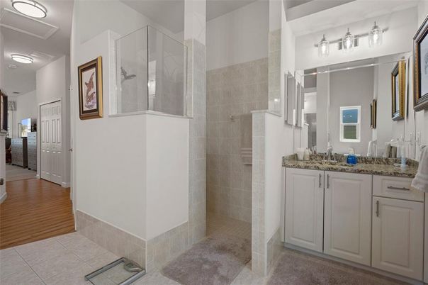 Bathroom, Interior, Wood Texture Flooring