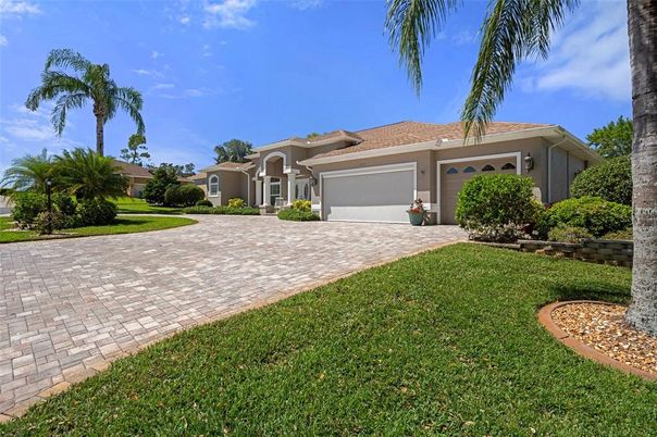 Attached, Backyard, Exterior, Facade, Mediterranean