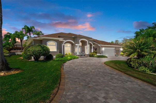 Attached, Backyard, Exterior, Facade, Mediterranean