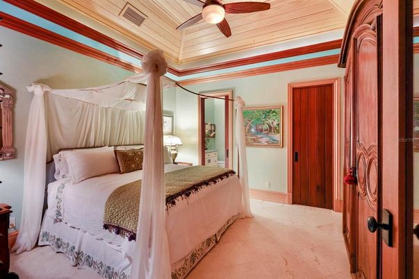 Bedroom, Interior, Wooden Ceilings