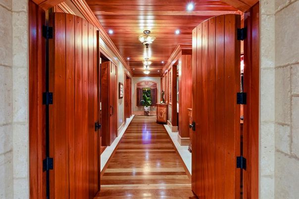 Interior, Recessed Lighting, Wooden Ceilings, Wood Texture Flooring