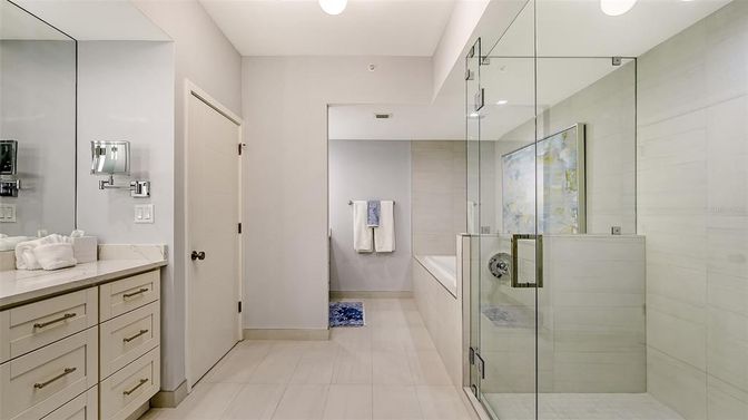 Bathroom, Glass Shower, Interior