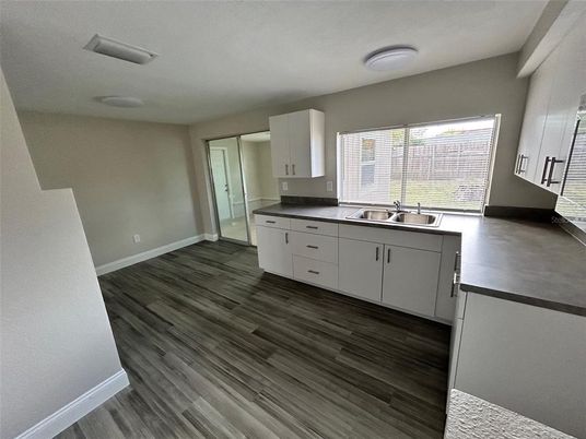 Interior, Kitchen, Wood Texture Flooring