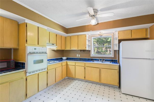 Interior, Kitchen, Tile Countertops