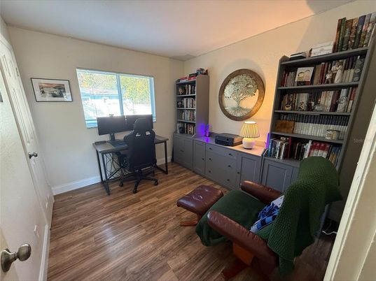 Home Office, Interior, Wood Texture Flooring