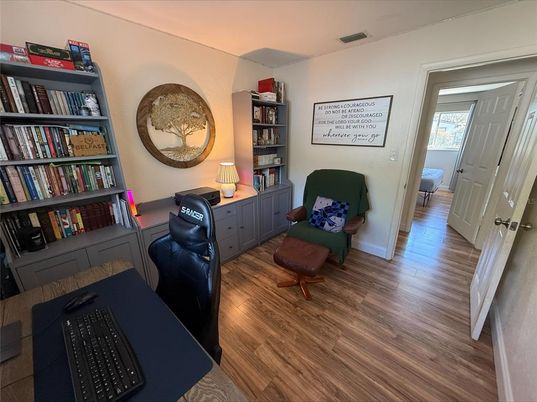 Home Office, Interior, Wood Texture Flooring