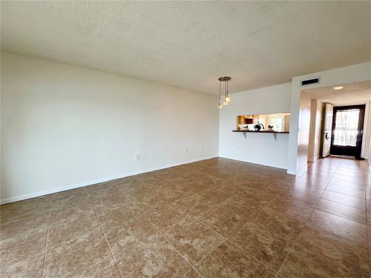 Empty room, Interior, Kitchen, Pendant Lights
