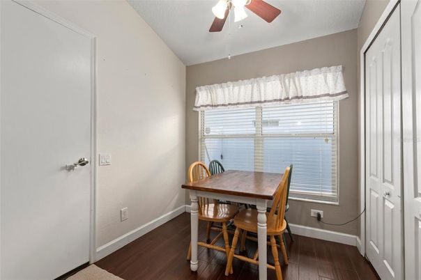Dining room, Interior, Wood Texture Flooring