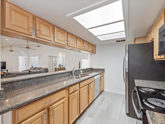 Interior, Kitchen, Living room, Wood Texture Flooring