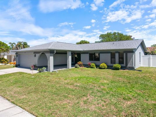 Attached, Backyard, Exterior, Facade, Ranch