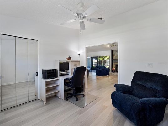 Home Office, Interior, Wood Texture Flooring