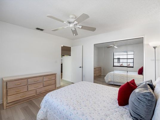 Bedroom, Interior, Wood Texture Flooring