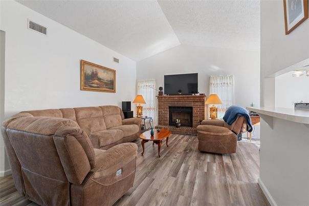 Fireplace, Interior, Living room, Wood Texture Flooring